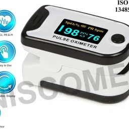 Bistos Professional Series Finger Tip Pulse Oximeter with Audio Visual Alarm Pulse Oximeter Pulse Oximeter image 2