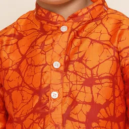 Sethukrishna Boys Abstract Printed Kurta with Pyjamas image 2