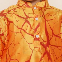 Sethukrishna Boys Abstract Printed Kurta with Pyjamas image 2
