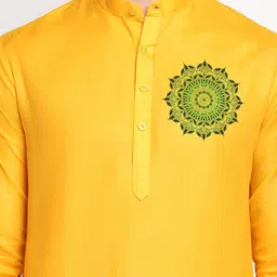 DEVOILER Ethnic Motifs Printed Regular Kurta With Pyjamas image 2