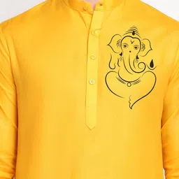 DEVOILER Ethnic Motifs Printed Regular Kurta With Pyjamas image 2