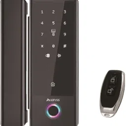 Abyss GL16 Smart Wi-Fi Digital Door Lock for Glass Doors | Fingerprint, RFID, Password, Mechanical Key Access | Inbuilt Wi-Fi & SmartLife App Compatibility Smart Door Lock image 2