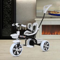 Trike Cycle for Kids Cycle 1-5 Years - Tricycles for Boy&Girl Durable Tricycle with Parental Control 30Kg Capacity with 3 Eva Wheels,Basket Tricycle-22