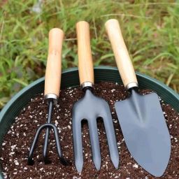 Gardening Tool Kit Trowel, Hand Fork & Cultivator for Digging Weeding & Planting Garden Tool Kit-image-25