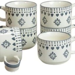 Pack of 6 Ceramic Ceramic Tea Cup Set of 6-image-28