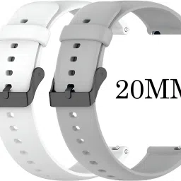 TRENDINGVIEW 20mm Premium Buckle Combo Watch Strap - Stylish & Durable Replacement for strap 20 mm Silicone Watch Strap-image-48
