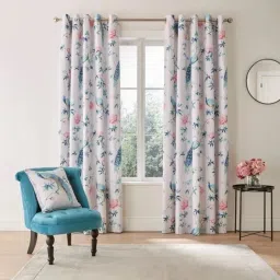 154 cm (5 ft) Polyester Room Darkening Window Curtain Single Curtain-image-73