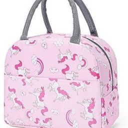 Lunch Tiffin Bag Box Insulated Thermal for School College Office LB148-Horse Waterproof Lunch Bag-image-18