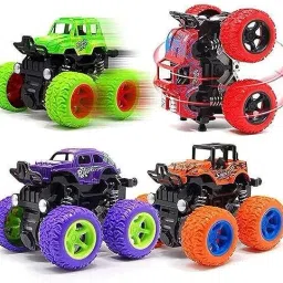 Monster Truck Friction Powered Car Toy, Durable High-Density Alloy and Non-Toxic-image-39