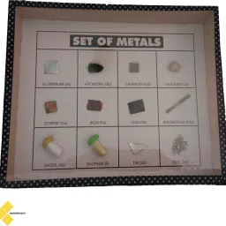 Set of Metals With All Metal Samples in Wooden Box - Chemistry - Physics Teaching Hands-On Tools for Students and Teachers-image-18