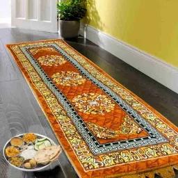 Orange Velvet Area Rug-17