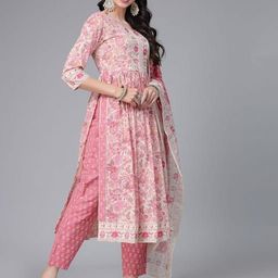 Rayon Women Kurti With Bottomwear-image-73