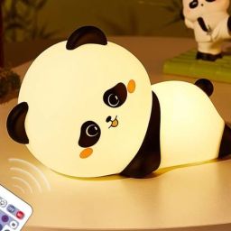 Night Light for Kids Bedroom, Cute Animal Silicone Nursery Night Lamp Study Lamp-28