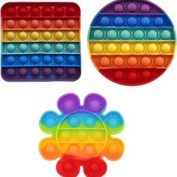 Pop It set of (square flower, circle)-21
