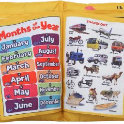 Learning Cushion Pillow Book for Kids Baby Soft Toys Cushion Pillow (11 x 14 in-2