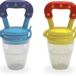 BPA Free Silicone Food/Fruit Nibbler Feeder, Teether Leak-Proof Seal (Pack of-2) Feeder-26
