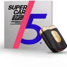 Yuva Pulse Super Car Electric Razor IPX7 Waterproof - Dual Blade Fast USB RechargeableShaver For Men-image-4