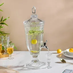 Glass Juice Dispenser, Beer Baverages Drink Dispenser 4.5 L Bottled Water Dispenser-picture-33