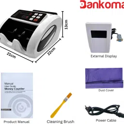 BANKOMAT Money/Currency/Cash/Bill Machine with Fake Note Detection, Batch Mode & Fast Countertop Currency Detector image 5