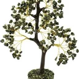 Vastu Crystal Pyrite Tree 300 Beads Tree Showpiece For Home Decor Decorative Showpiece - 26 cm-image-13