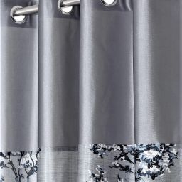 213 cm (7 ft) Polyester Semi Transparent Door Curtain Single Curtain-image-17