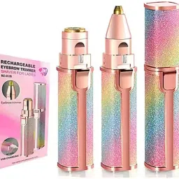2 in 1 Lipstick Shape Flawless Waxing Facial Hair Removal Remover, Women-24