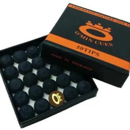 BLACK Omin tip 10mm (Set of 50 Pieces) Snooker, Cue Tip-32