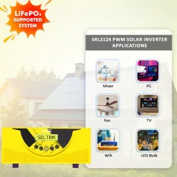 seltrik 1100VA 12V PWM Lithium-ion Supported Solar Inverter for your home & Business 1100VA 12V Lithium-ion Supported PWM Solar Inverter Pure Sine Wave Inverter image 2