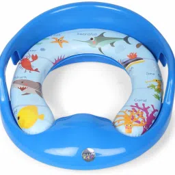 Toilet Trainer Soft Cushion Baby Potty Seat With Handle And Back Support Toilet Seat For Western Toilet Potty Seat-17