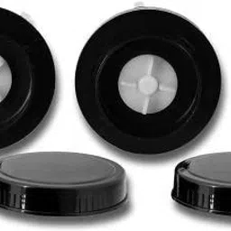 goldwinner Bullet Jar for Mixer Grinder Set of 2 (530 ML,350 ML) ABS Transparent JarS20 Mixer Juicer Jar image 3