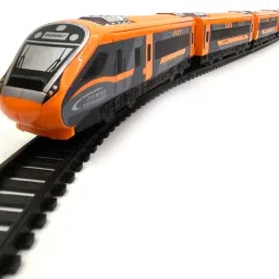 Electric Saffron Express – High-Speed Track Adventure-12