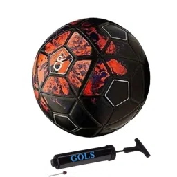 CR 7 RED & BLACK FOOTBALL WITH AIR PUMP Football - Size: 5-11