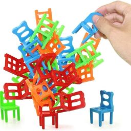 goyal's 36 Pcs Chairs Stack Tower Blocks, Balance Building Block Interactive STEM Toy image 2