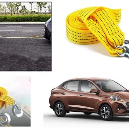 3-Ton Nylon Car Truck Towing Cable Tow Pull Rope Strap Hooks for Hyundai Aura 3 m Towing Cable-image-92