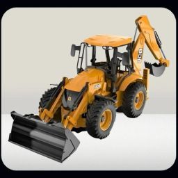 Wlco-1-Pcs 2in1 Pull Back JCB Construction Loader Truck-image-85