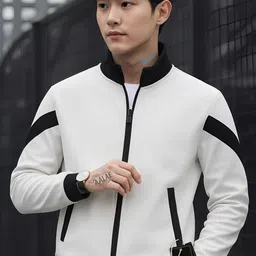 futse peno Men Striped Casual Jacket-picture-24