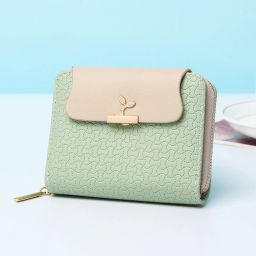 Women Green Artificial Leather Money Clip-image-38