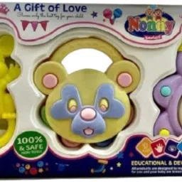 Baby Rattle Toy Set – Pack of 3 Non-Toxic Plastic Rattles for Infants Rattle-41