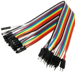 MALE- FEMALE BREADBOARD Jumper Wire 1- Pin Dual Wire- 40 pcs Pack Electronic Components Electronic Hobby Kit-10