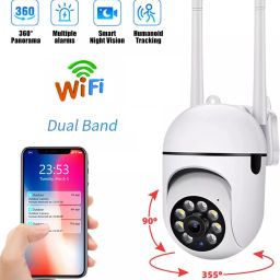 OSHSIZ Smart WiFi CCTV Camera with Motion Tracking Two-Way Audio & Night Vision Security Camera-image-18