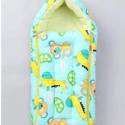Baby Sleeping Bag (Green) baby sleeping cum New Born Baby 2 in 1 Baby's Sleeping and Carry Bag-10