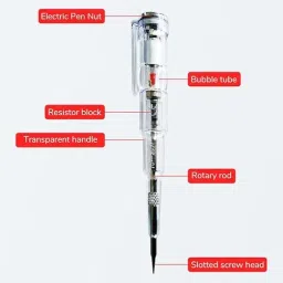 tasmax Electric Tester Screwdriver function LED Light with Screwdriver Digital Voltage Tester image 2