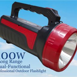 100w rechargeable multifunctional 2 mode flashlight 1 km long range laser torch 10 hrs Torch Emergency Light-image-86