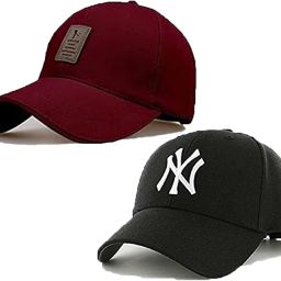Solid, Self Design, Embroidered Sports/Regular Cap-image-81