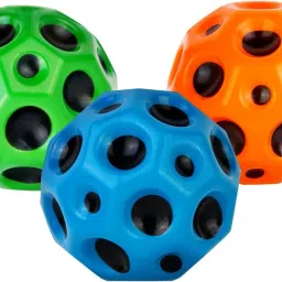 Moon Ball for Kids ,Soft Rubber Bounce Ball Pack Of3-image-65