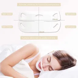 crownsmill Double Chin Reducer Mask V Shaped Slimming Face Shaping Mask Face Shaping Mask Face Shaping Mask image 4