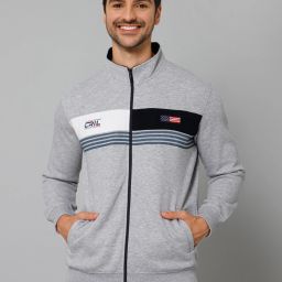 Men Full Sleeve Color Block Sweatshirt-image-68