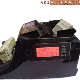 AKS AUTOMATION TOUCH MASTER Mix Value Counter with Counterfeit Detection Note Counting Machine image 4