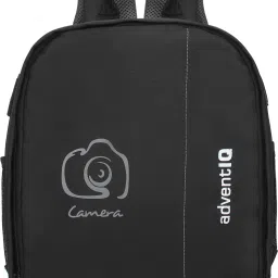 AdventIQ DSLR/SLR Camera Lens Shoulder Printed Backpack-(BNP 0197P-Camera 1)-Grey ClrCamera Bag-picture-7