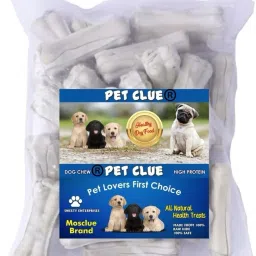Dog Pet Food 3 Inch Pack of 26 Calcium Treat Bone & Twisted Chicken Dog Chew Chicken Dog Chew-51